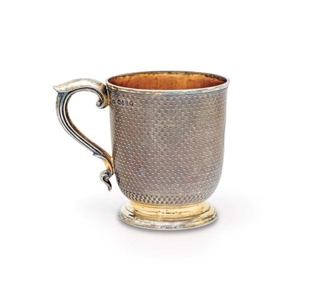 Bicchiere in argento con manico, Hancocks & co., Londra, 1869 corpo...