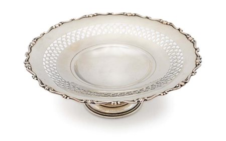 Alzata con tesa traforata cm 8,5x23,5 - gr. 280