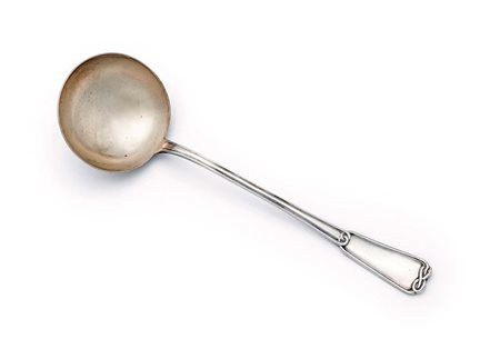 Mestolo in argento con nodo Savoia cm 29 - gr. 188