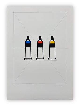 TINO STEFANONI (1937-2017) - Tubetti di colore