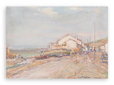 GIULIO CISARI (1892-1979) - Malaga, 1969