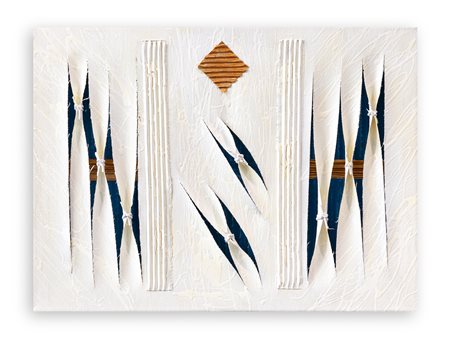 CALOGERO SALEMI (1966) - Squarci di azzurro e oro, 2024