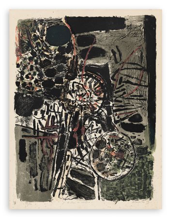 GUILLAUME CORNEILLE (1922-2010) - Arbres et roches, 1962