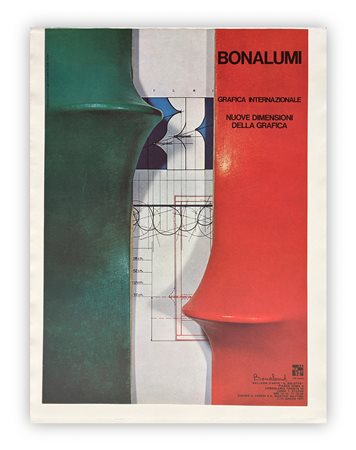 LOCANDINE AUTOGRAFATE (AGOSTINO BONALUMI) - Bonalumi. Grafica internazionale - nuove dimensioni della grafica, 1971