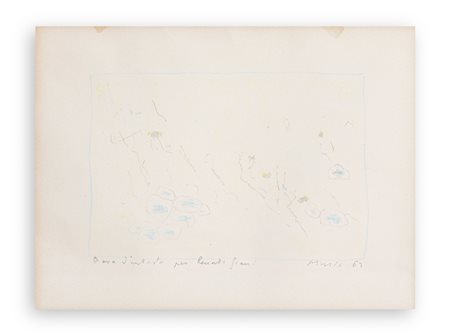 ANTON ZORAN MUSIC (1909-2005) - Senza Titolo, 1962