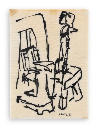 AUGUSTO PEREZ (1929-2000) - Senza Titolo, 1963