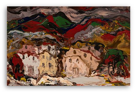 FRANCESCO GURIOLI (1910-1989) - Umili case