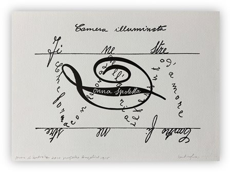 MIRELLA BENTIVOGLIO (1922-2017) - Camera illuminata, 2010
