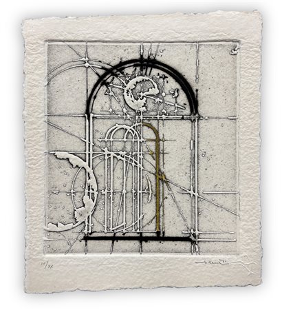 WALTER VALENTINI (1928-2022) - La porta del tempo, 1989