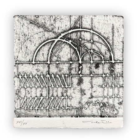 WALTER VALENTINI (1928-2022) - Dall'altezza e della superficie, 1984