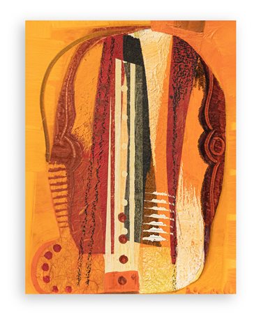 VITTORIO MARIA DI CARLO (1937-2015) - Composizione con strumento a corde