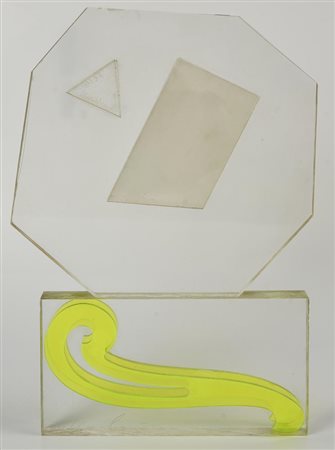 Enrico Baj (1924 - 2003) SENZA TITOLO (BUSTO) polimetilmetacrilato, cm...