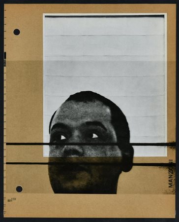 Piero Manzoni (1933 - 1963) SENZA TITOLO pellicola e collage, cm 30x24; es....