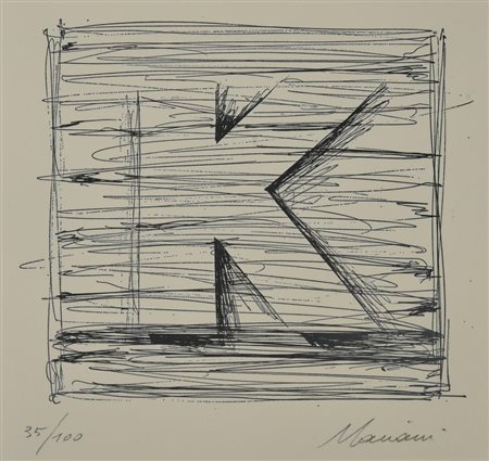 Umberto Mariani (1936) UMBERTO MARIANI: OPERE RECENTI, 2009 incisione su...