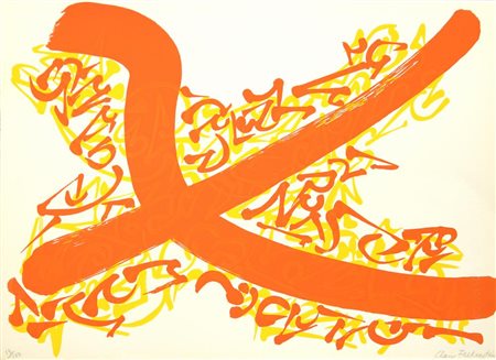 Claire Falkenstein (1908 - 1997) COMPOSIZIONE litografia su carta Fabriano,...