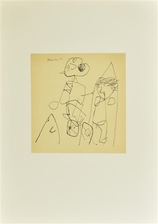 D'apres Corneille GIOCHI NELLA CITTA', 1983 litografia su carta, cm 52x37...