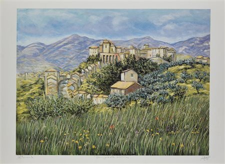 Franco Azzinari (1949) ALTOMONTE - OMAGGIO ALLA CALABRIA, 1983 stampa...