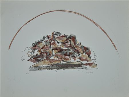 Attilio Forgioli (1933) SENZA TITOLO, 1973 litografia, cm 63x48; es. 3/75...