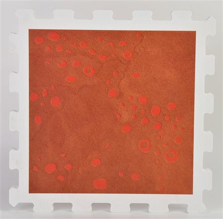 Luigi Mainolfi (1948) TERRA DEL SOLE stampa UV su FX high quality bianco, cm...