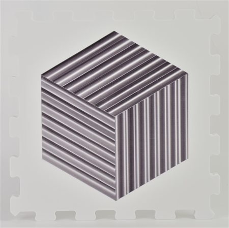 Getulio Alviani (1939 - 2018) TEXTURA VIBRATILE stampa UV su FX high quality...