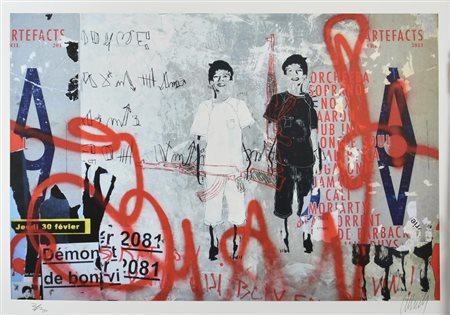 Eric Ullrich (1961) ARTEFACT, 2021 stampa tipografica su carta...