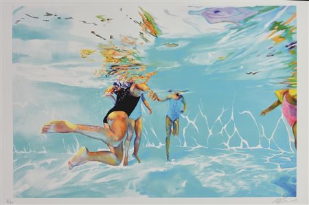 Maude Ovize (1980) SUMMER DAY II, 2021 stampa tipografica su carta...