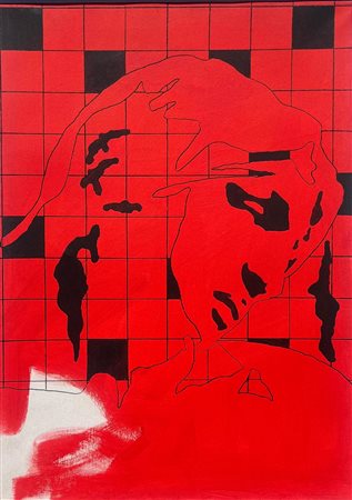 Tano Festa “Da Michelangelo” 1976