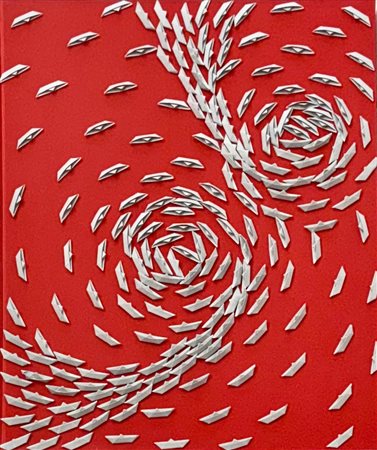 Riccardo Gusmaroli “Vortice rosso” 2024 