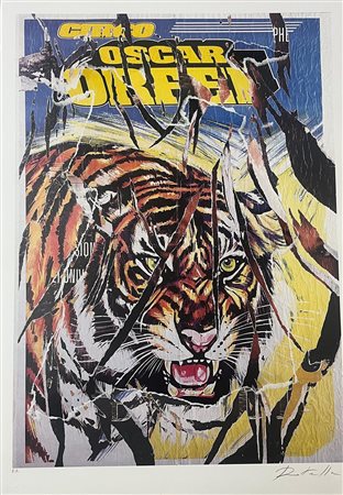 Mimmo Rotella “Circo Oscar Orfei” 