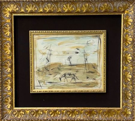 Giovanni Stradone “Paesaggio con cavallo” 