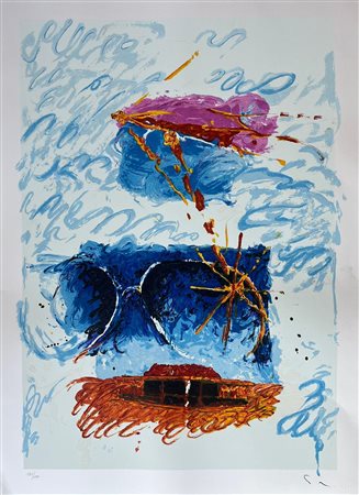 Mario Schifano "Impressione astratta" 1997 