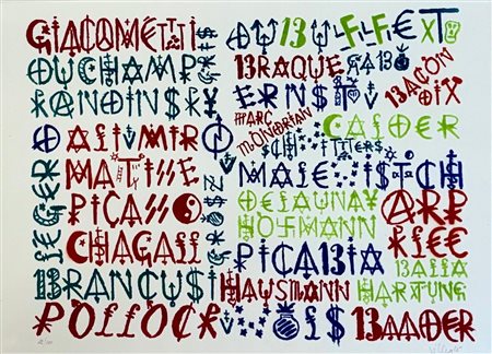 Jacques Villeglè “Senza titolo”