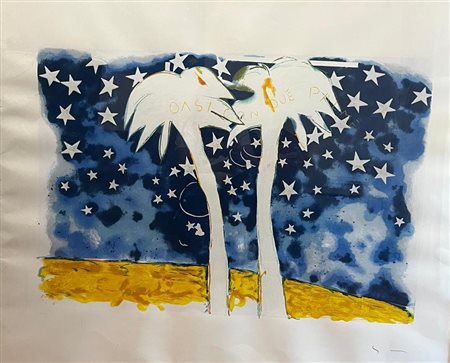 Mario Schifano “Oasi stellata”