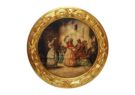 Rafael Senet y Perez (Siviglia 1856 - Madrid 1927)  - El Baile