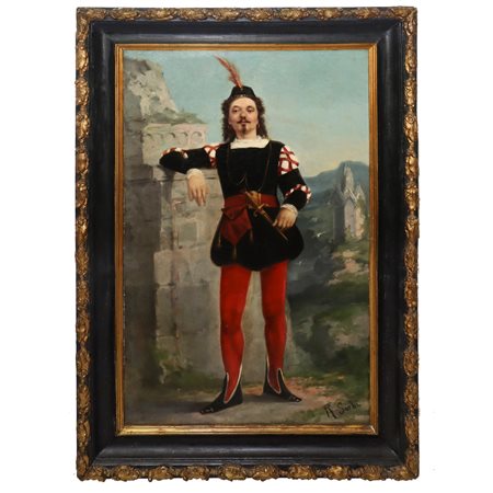 Raffaello Sorbi (Firenze 1844 - Firenze 1931)  - Sparafucile , dall'opera Rigoletto