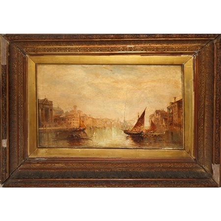 Alfred Pollentine (1836 - 1890)  - Veduta sul Canal Grande 