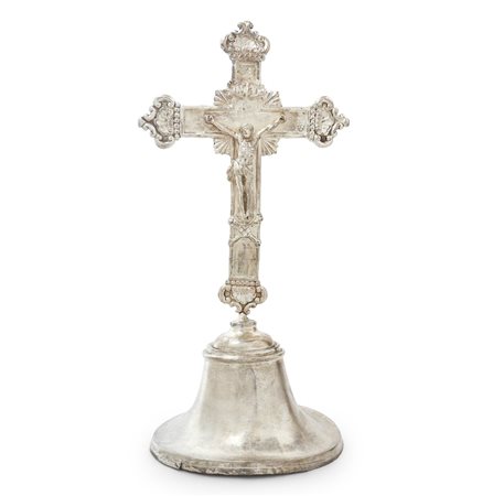 Crocifisso in argento, 19° secolo