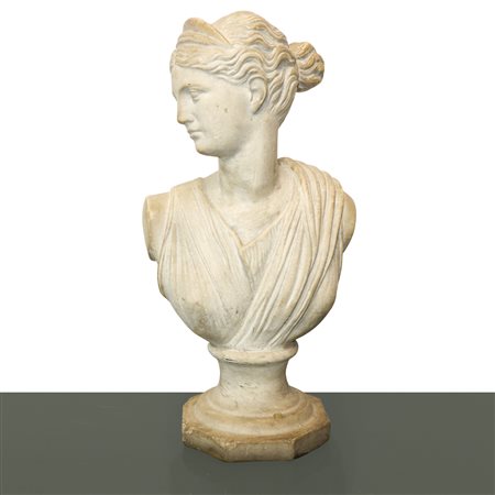 Busto di Diana in marmo, XX secolo