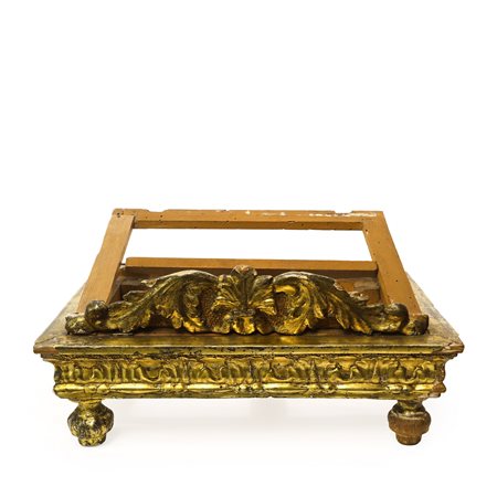 Leggio in legno dorato a mecca, Sicily 18° secolo