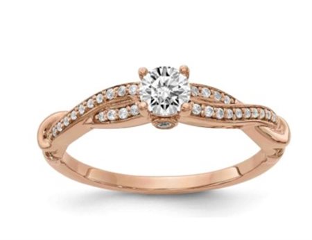 ANELLO IN ORO CON DIAMANTI LAB GROWN - 403 LG 