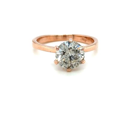 ANELLO IN ORO ROSA CON DIAMANTE NATURALE DA 2.05 CT - RNG50402