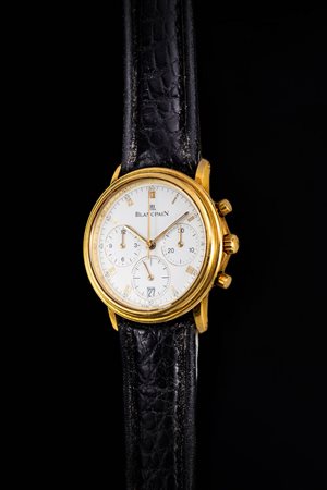 BLANCPAIN<BR>Mod. ”Villeret Chrono”, ref. 1185141855, anno 1991