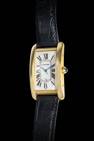 CARTIER<BR>Mod. "Tank Americaine XL", ref. 1740, anni '90