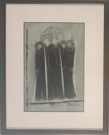 SANGUINETTI NOEMI Argentina (Argentina) 1950 Figure Mista su carta...