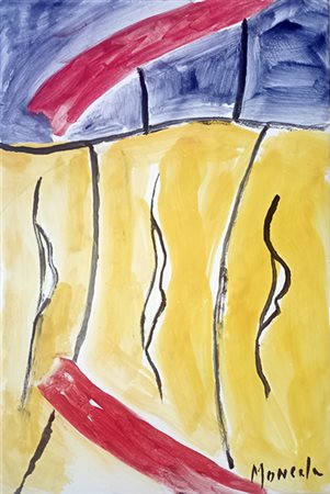 MONCADA IGNAZIO Palermo (Pa) 1932 Senza titolo 2005 Mista su terracotta...