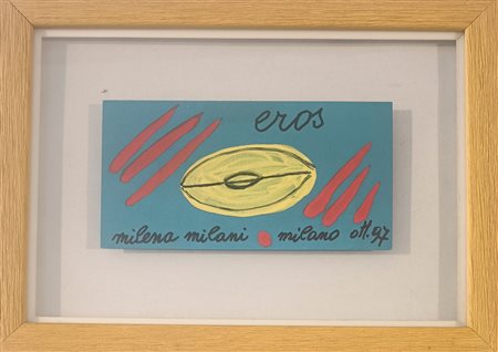 MILANI MILENA Savona (Sv) 1917 Eros 1997 Mista su carta 9,00x18,00 Firma,...