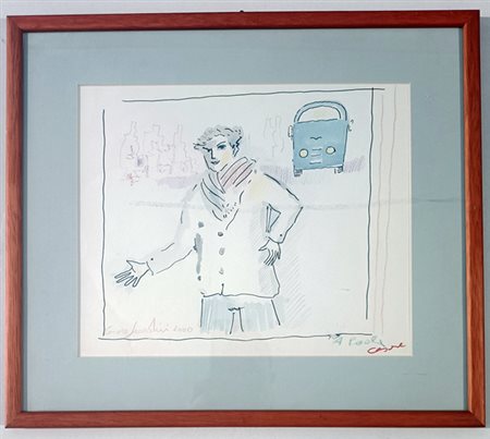 GIARDINI CESARE Vigevano (Pv) 1948 Senza titolo 2000 Disegno su carta...