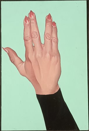 MERLETTI FRANCESCO Brescia (Bs) 1966 Manine 2003 Mista su tavola...