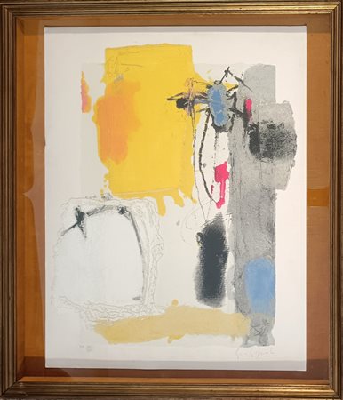 ESPOSITO ENZO Benevento (Bn) 1946 Senza titolo Serigrafia su cartoncino es....