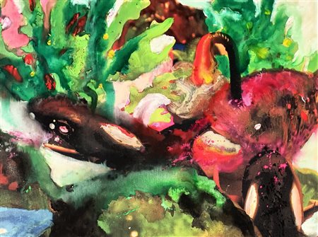 GIRARDI DANIELE Verona (Vr) 1977 Chromocosmo 2005 Acrilico su tela...